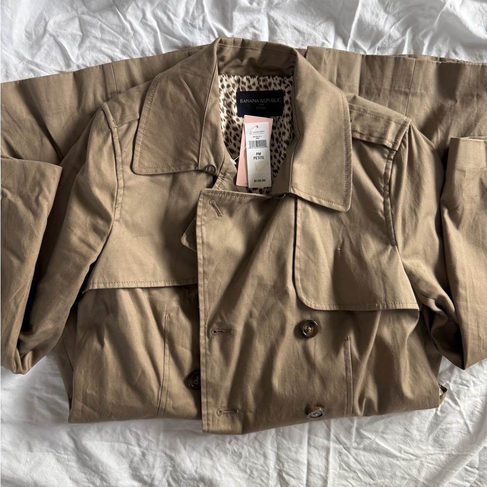 Banana Republic Petite Trench Coat